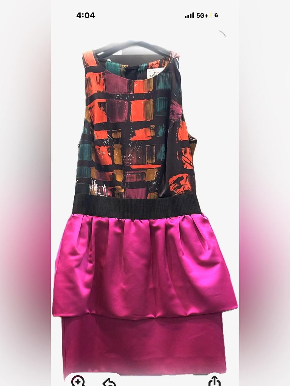 Milly silk cocktail dress, Vintage Y2K